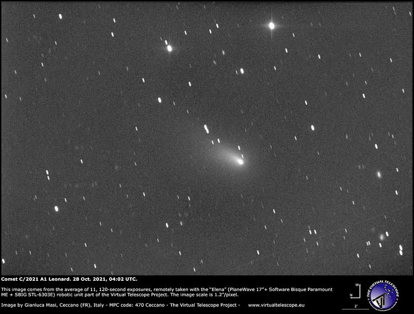 La comète C/2021 A Leonard