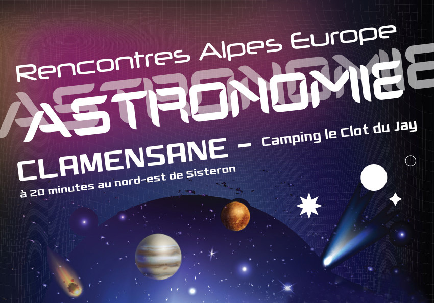 Rencontres astronomie Clamensane 2023