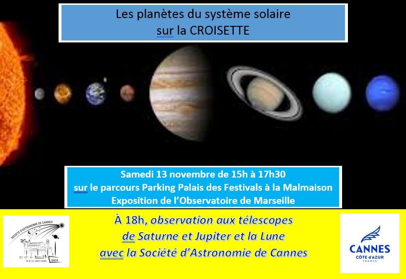 planetes sur la croisette Cannes SACA