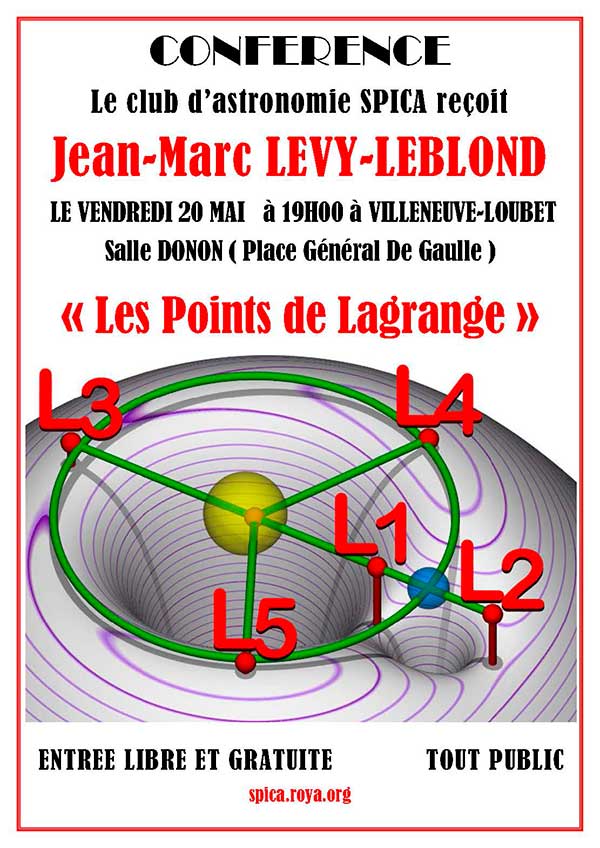 affiche conférence spica les points de lagrange