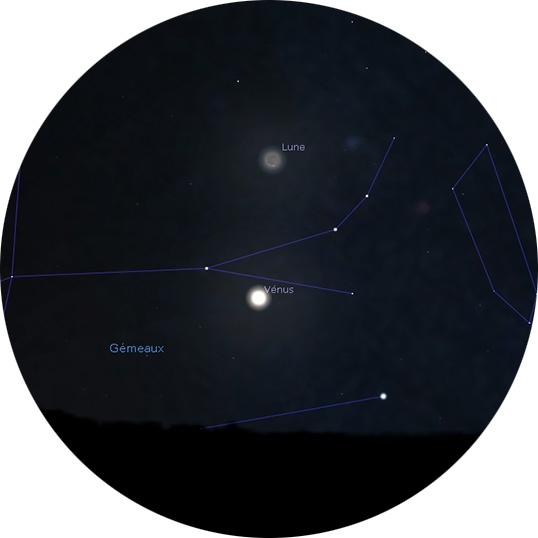 conjonction lune venus juillet 2022