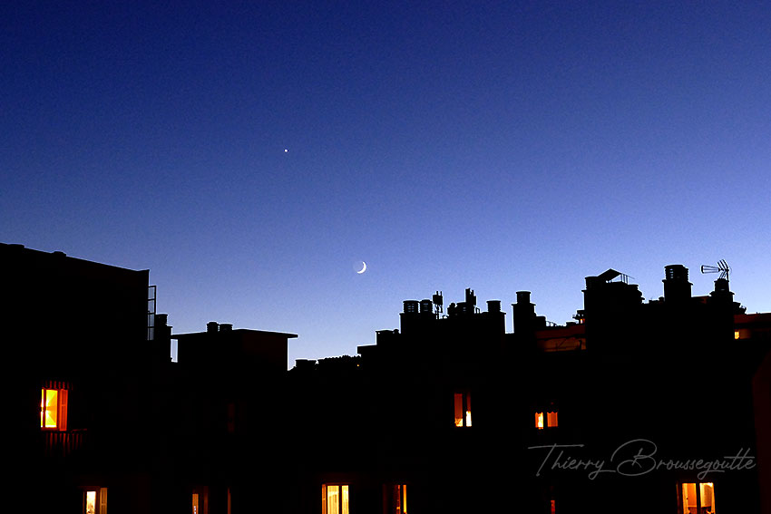 alignement Venus Lune