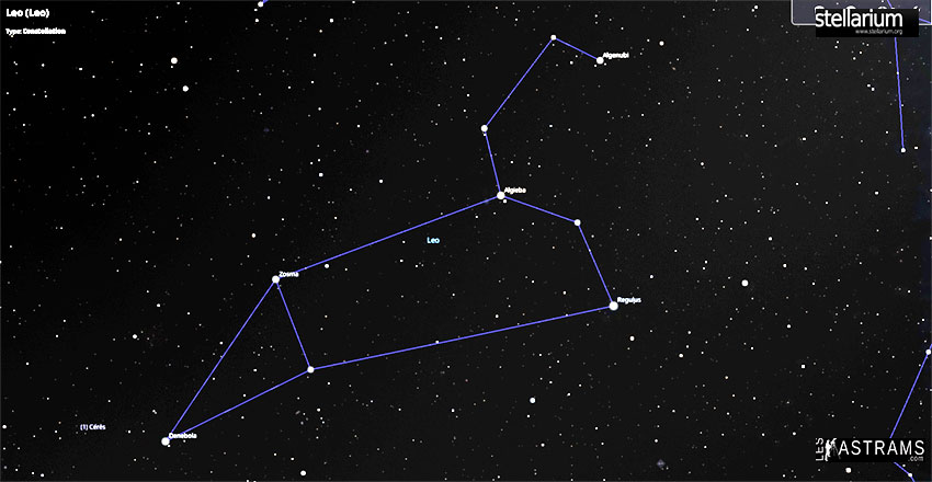 comment repérer la constellation du Lion