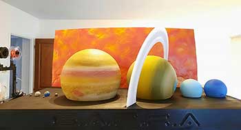 systeme solaire imprimé en 3D