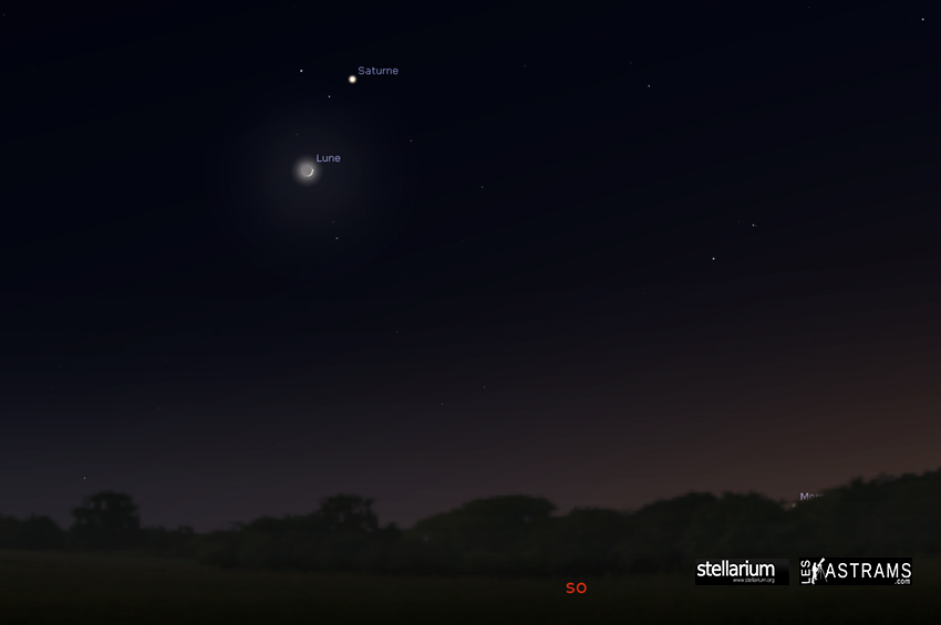 Conjonction Lune Saturne