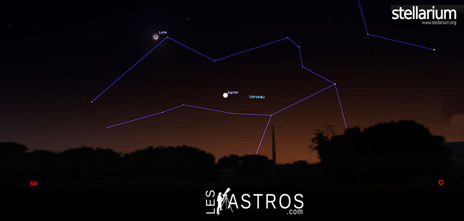 Conjonction Lune Jupiter