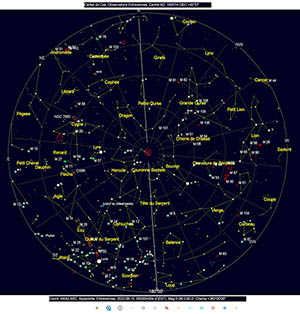 carte du ciel juin 2022