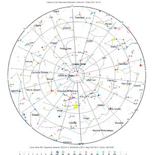 carte du ciel avril 2022